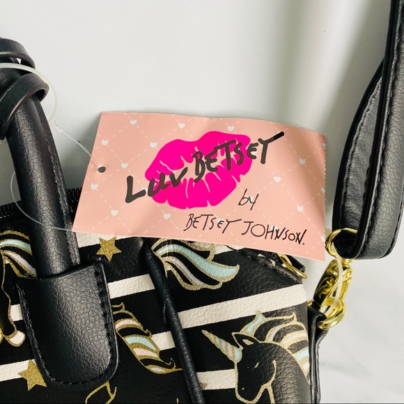 Luv Betsey Betsey Johnson Unicorn Handbag NWT - Picture 6 of 6